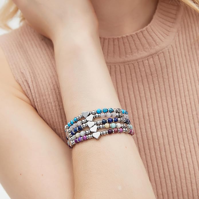 TONY & SANDY Tiny Beaded Bracelets for Women, Sometimes You Forget You're Awesome Gift, Unique Stocking Stuffers for Women, Mom, Daughter, Wife, Coworker, Best Friend, Bestie, Granddaughter