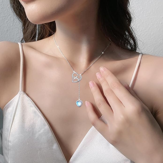 S925 Sterling Silver Y Necklace for Women butterfly/infinity Cross Necklace Lariat Necklace Drop Necklaces Y Necklace Jewelry for Women