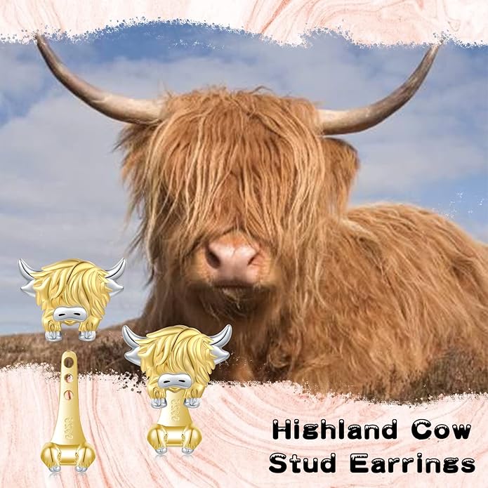 Animal Jacket Earrings for Womens 925 Sterling Silver Axolotl Pug Cat Goat Earrings Cute 3D Earrings Jacket Hypoallergenic