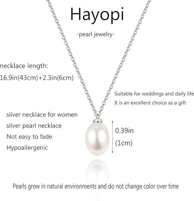 Pearl Necklace for Women Trendy,14k Gold Plated Necklace Dainty Wedding Necklace Small Cute Choker Necklace Beaded Lariat Drop Necklace Vintage Waterproof Jewelry for Women Gold Jewelry Fashion Gifts