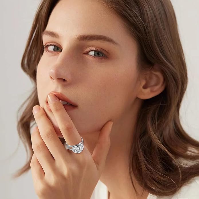 Gold Jewelry Sets for Women 18K Gold/Silver Filled Jewelry Necklace Set Wedding Bridal Fashion Jewelry Sets Women Accessories Bracelets Earrings and Rings Sweetheart Gifts