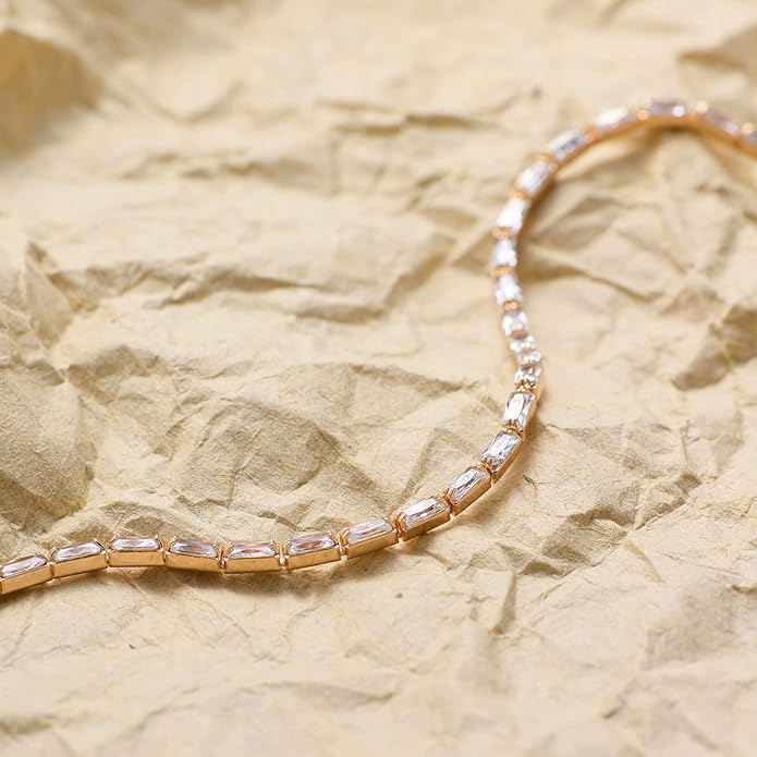 MTMY Gold Chain Bracelet for Women 14K Gold Plated Dainty Bracelets with Adjustable Chain Cute Bracelet Gold Trendy Jewelry