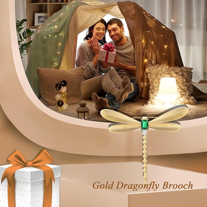 18K Gold Brooch Rhinestone Animal Brooch Pin Elegant Lapel Pin Wedding Jewelry Christmas Gift Dress Accessories for Women