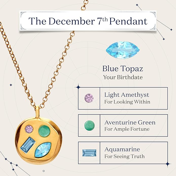 Birthdate 14k Gold Necklace for Women - 16-20in Adjustable 14 Karat Gold Chain with Lobster Clasp - Cadenas de Oro 14k Puro Para Mujer, Ladies Jewelry Birthstone