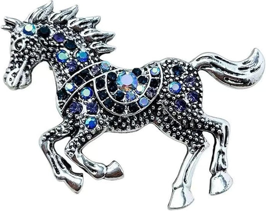 2026 New Year Of Horse Pin Brooch, Good Luck Chinese Zodiacs Horse Pins For Fashion Accessories Animal Lucky Charm Statue Feng Shui Gifts Jewelry For Women Men