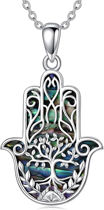 Seiyang 925 Sterling Silver Mustard Seed/Cross/Star of David/Triquetra Trinity Knot/Celtic/Claddagh Necklace Christian/Irish Jewelry Gifts for Women Mom Her