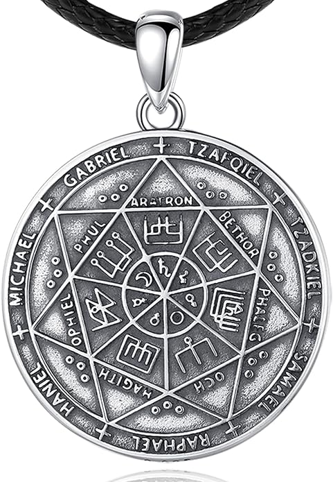 Vito 925 Sterling Silver Saint Necklaces for Women Men, St Michael/Crucifix/Caravaca/St Jude/Virgin Mary Pendant Patron Saint Amulet Medal Religion Jewelry Gift
