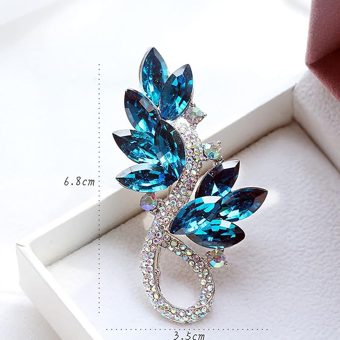 AILONMEI Brooch Pins For Women Fashion, Flower Brooches Jewelry For Women Floral Series Brooches And Pins Designer Lady's Costume