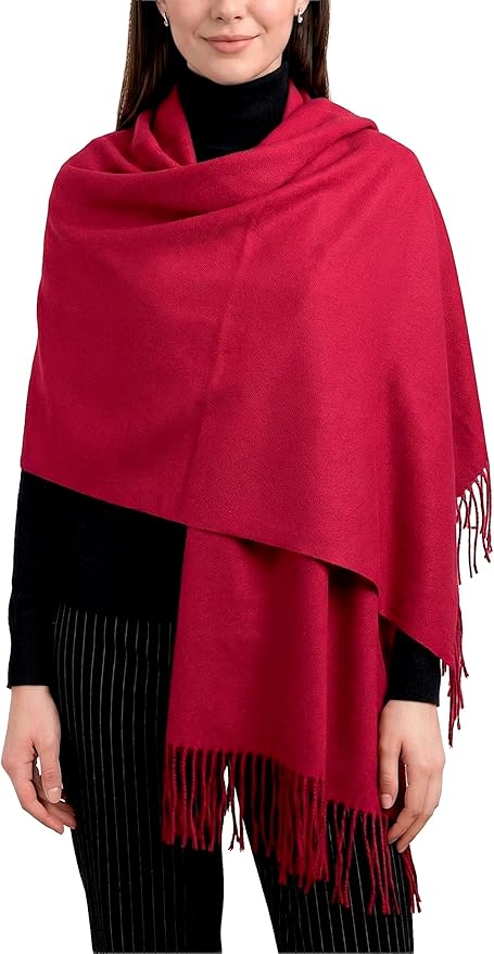 Achillea Warm Cashmere-Feel Winter Scarf – Pashmina Shawl Wrap, Blanket Scarf for Daily Wear, Travel & Cold Weather