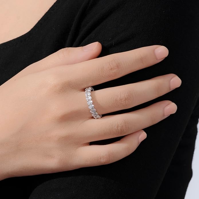 Amazon Essentials 14K Gold Plated Cubic Zirconia Stackable Statement Ring