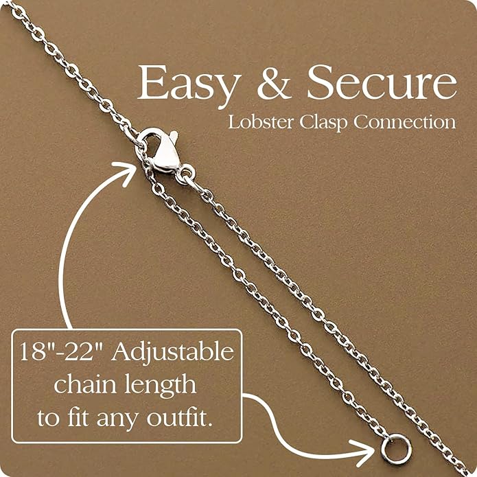 Larvincy To My Daughter Necklace From Dad With Heartfelt Message & Elegant Box, Gifts For Daughter From Father, Beautiful Jewelry Gift From Love Daddy On Graduation, Birthday, Wedding, Christmas