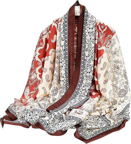 Hioyiwse Shawl Scarf For Women Lightweight Scarves Floral Pattern Formal Evening Dressesformal Shawl Summer Wraps