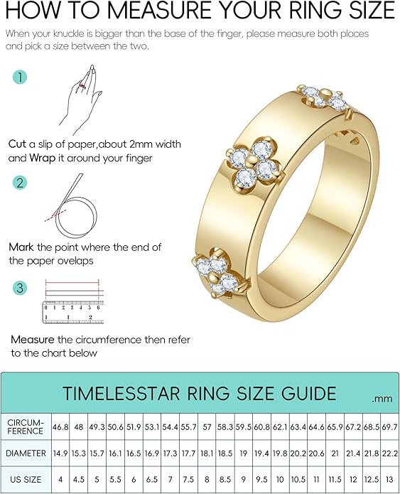 Premium Emerald&Moissanite Clover Rings for Lucky Women|Moissanite D Color VVS1 Clarity 3EX Cut|925 Sterling Silver 14K Gold Plated Non Tarnish