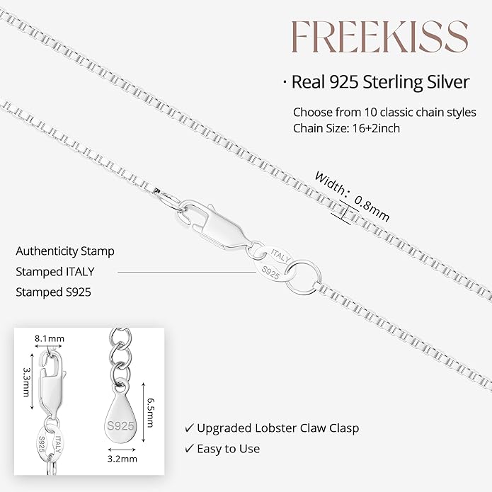 Freekiss Herringbone Necklace for Women,Dainty Gold Necklace,14k Gold Plated Snake,Gold Chain Choker Necklaces,Simple Gold Layered Necklaces,Gold Jewelry Gift for Women