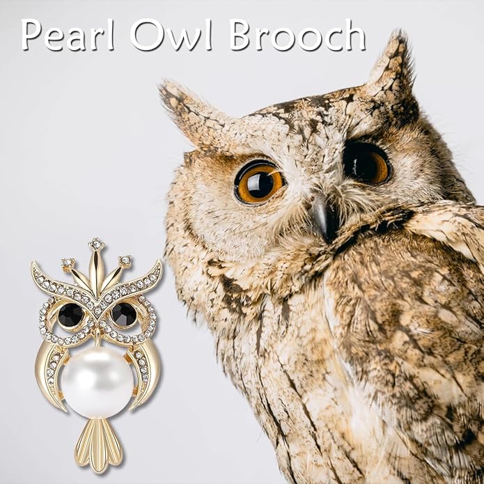 Soumimi Bird Theme Brooch Pin Cute Bird Animal Brooches Accessories Christmas Birthday Gift for Women