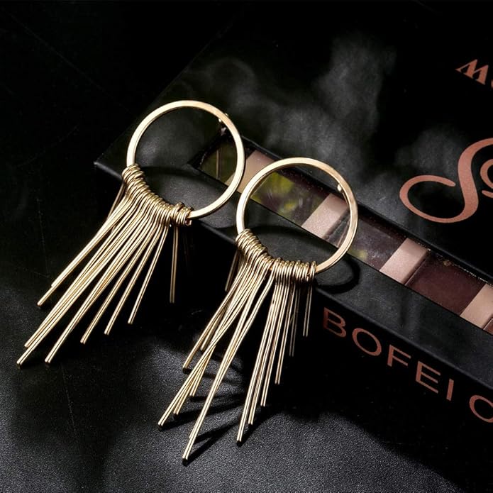 12 Pairs Drop Dangle Earrings boho Fashion Jewelry Vintage Statement Boho Bohemian Earrings Set for Women
