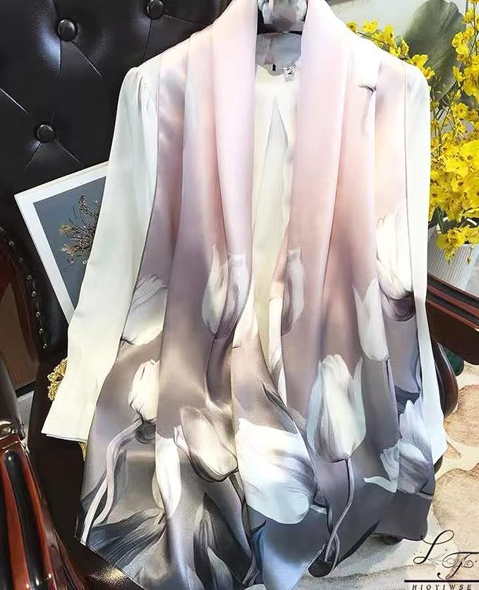 Hioyiwse Shawl Scarf For Women Lightweight Scarves Floral Pattern Formal Evening Dressesformal Shawl Summer Wraps