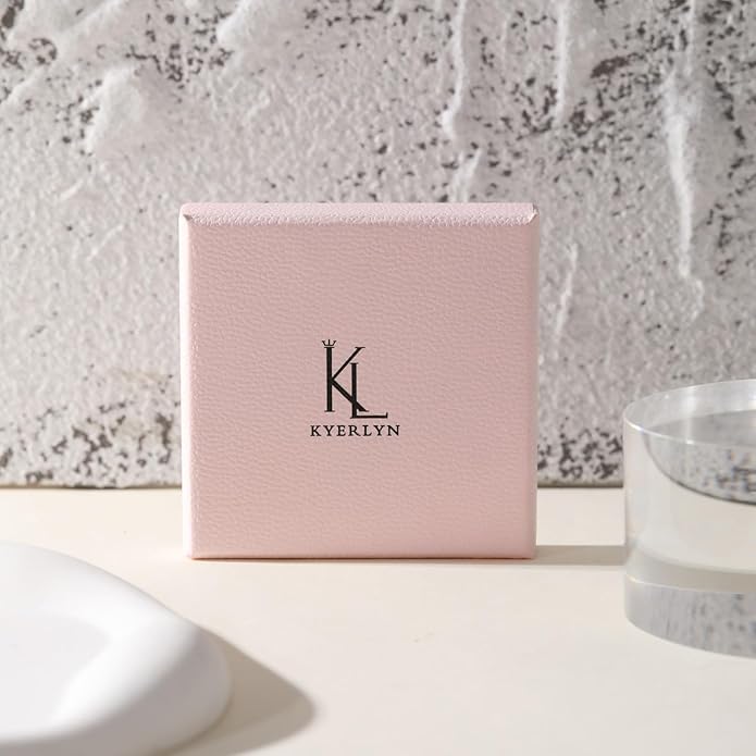 Layered Gold Silver Necklaces for Women, Stackable Stack 14K Real Gold Plated Silver Chain Necklace Diamond Circle CZ Layering Pendant Necklaces Trendy Gold Jewelry Set Gifts