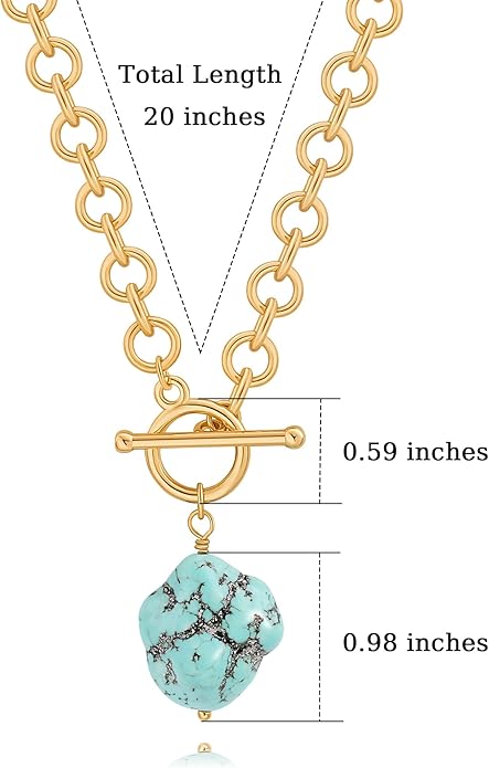 CANEVINKA Dainty Cross Medallion/Heart Pendant Chain Necklace 18K Gold Plated Oval Choker Fashion OT Toggle Jewelry Handmade for Women Simple Gold Charm Necklace