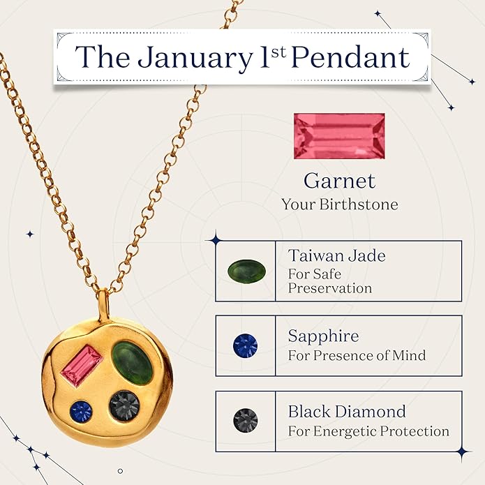 Birthdate 14k Gold Necklace for Women - 16-20in Adjustable 14 Karat Gold Chain with Lobster Clasp - Cadenas de Oro 14k Puro Para Mujer, Ladies Jewelry Birthstone