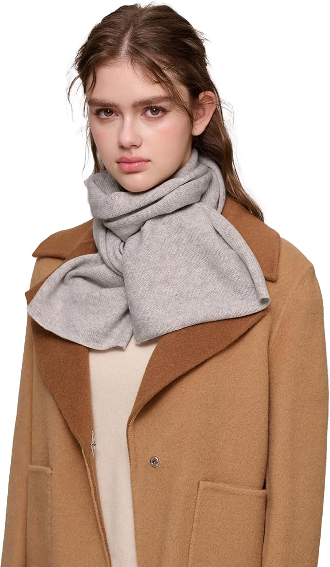 NUOHEMULE Luxury 100% Cashmere Scarf for Women & Men, 59''x10'' Extra Warm Winter Scarf, Blanket Scarves in Premium Gift Box