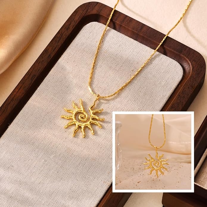 Lariat Necklaces for Women - Dainty Long Necklace Trendy 14K Gold Plated Hypoallergenic Layered Long Y-Shape Sunburst CZ T-Bar Pendant Drop Chain Necklace Set for Women Non Tarinsh Jewelry Gift