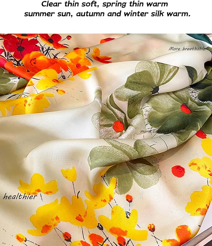 Hioyiwse Shawl Scarf For Women Lightweight Scarves Floral Pattern Formal Evening Dressesformal Shawl Summer Wraps