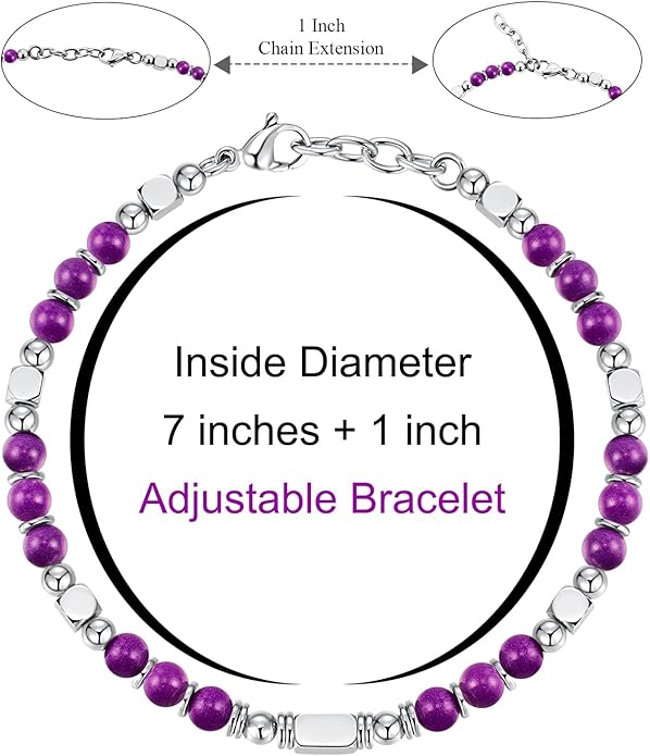 Beaded Bracelets for Women - Silver and Gold Boho Bracelets, Trendy Jewelry Gifts for Lover, Mom, Friends