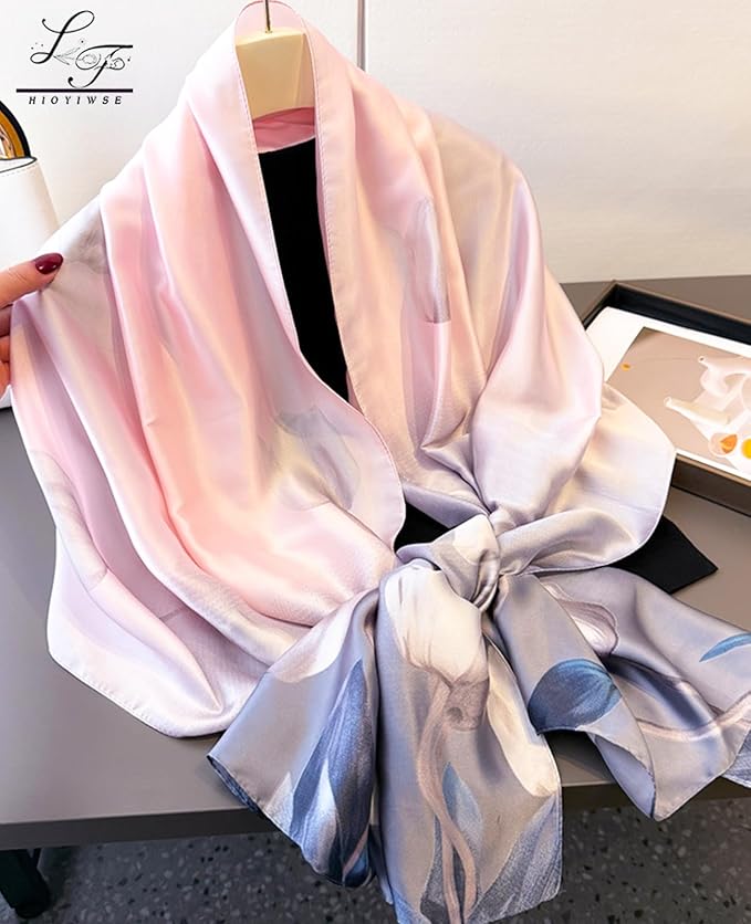 Hioyiwse Shawl Scarf For Women Lightweight Scarves Floral Pattern Formal Evening Dressesformal Shawl Summer Wraps