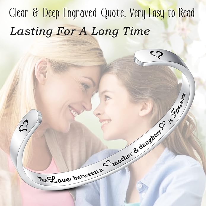 SAM & LORI Personal Bracelets for Teens/Women-Inspirational Jewelry Gifts (Various Designs) for Daughter/Sister/Mom/Friends-Adjustable Bracelet in a Pretty Gift Box
