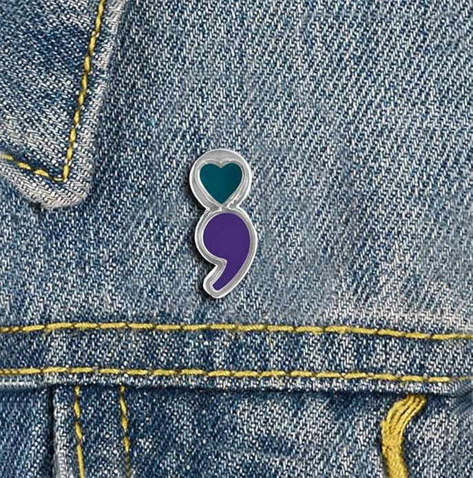 Suicide Awareness and Prevention Pin - Bulk Packs - Variety Pack of Teal & Purple Ribbon Pin Perfect for Support Groups, Gift-Giving and Fundraising