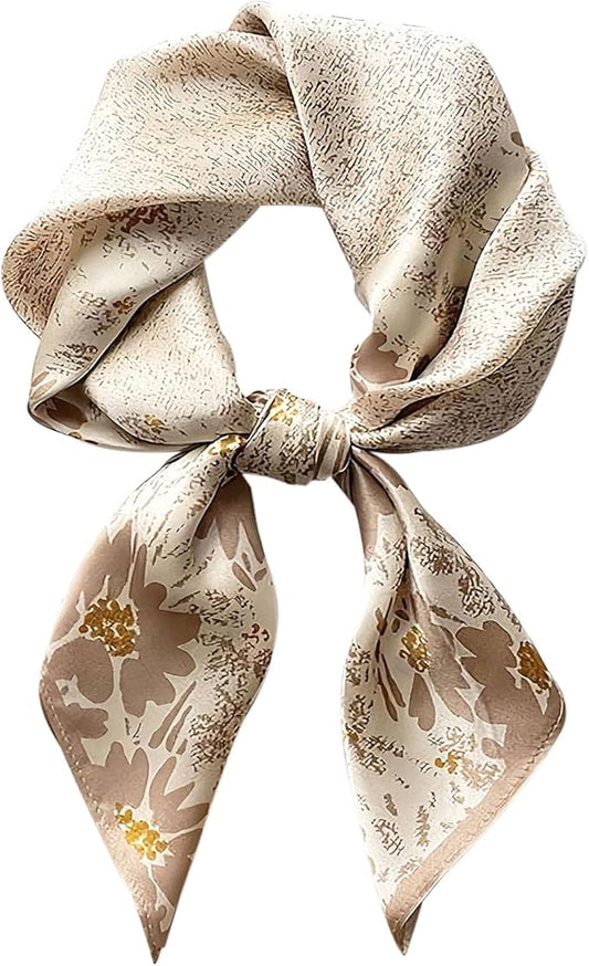 Hioyiwse Satin Bandanas Head Scarf For Women Hair Scarves Accessories Lightweight Fashion Wrap Neck Silk Sleeping Headscarf