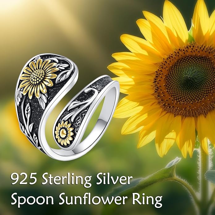 Spoon Ring Sterling Silver Vintage Spoon Ring Jewelry Gifts for Women