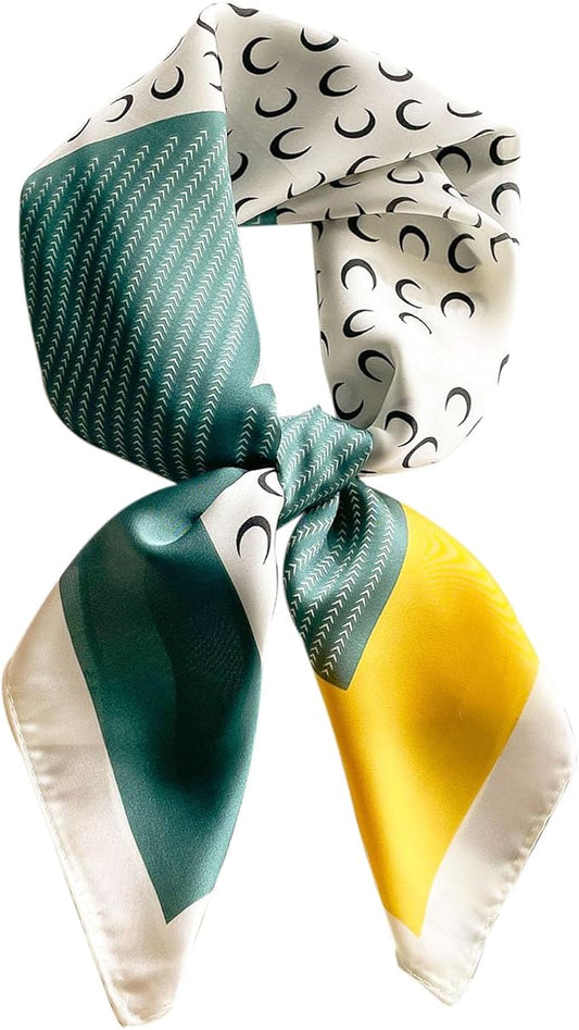 Hioyiwse Satin Bandanas Head Scarf For Women Hair Scarves Accessories Lightweight Fashion Wrap Neck Silk Sleeping Headscarf