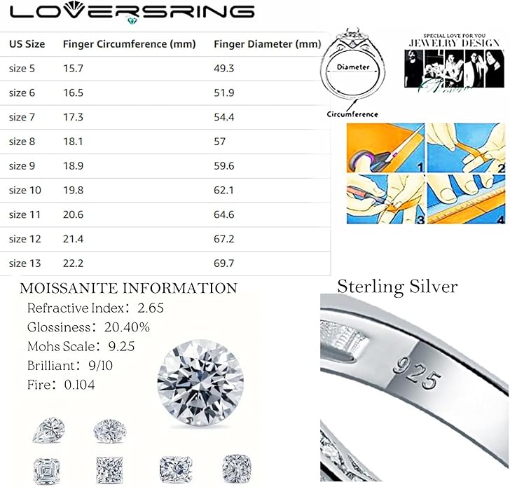 TWO RINGS Wedding Ring Sets His And Hers Promise Ring Couples Bridal Sets Women 925 Sterling Silver square Cz Man Stainless Steel Brushed Finished Wedding Bands