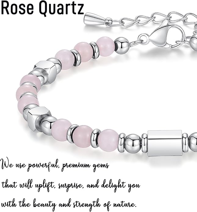 Tiny Gemstone Beaded Bracelets for Women Teen Girls, You are Awesome Jewelry Gifts for Women, Friends, Sister, Mom, Daughter...