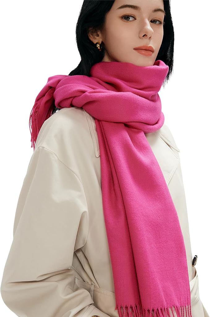 maamgic Women's Winter Scarf Soft Warm Scarf for Women Cozy Shawl Wraps for Women Lightweight Pashmina Style Wrap