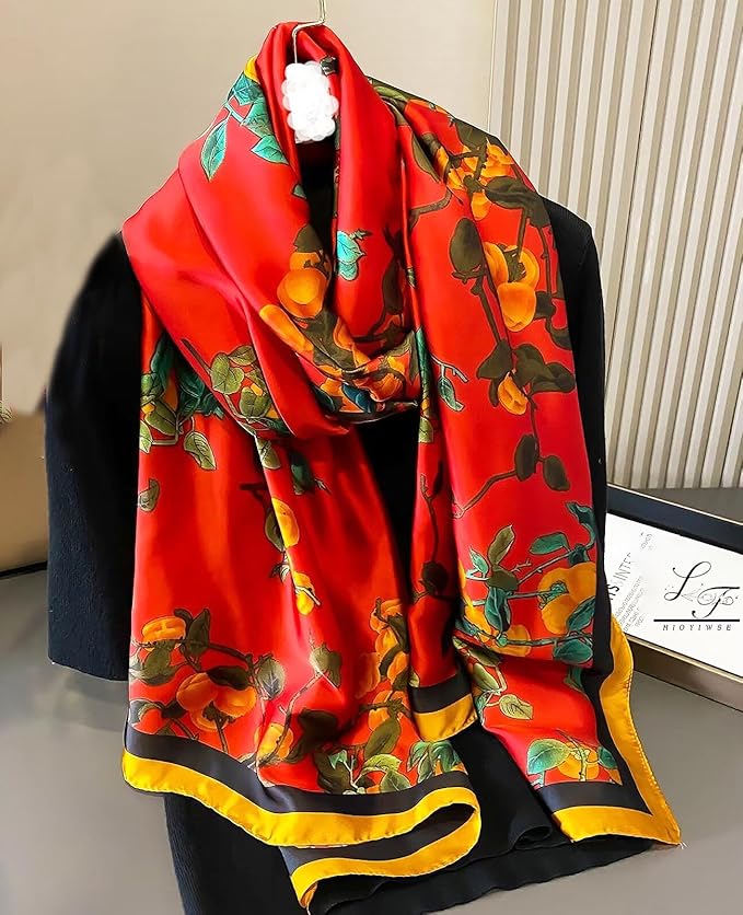 Hioyiwse Shawl Scarf For Women Lightweight Scarves Floral Pattern Formal Evening Dressesformal Shawl Summer Wraps