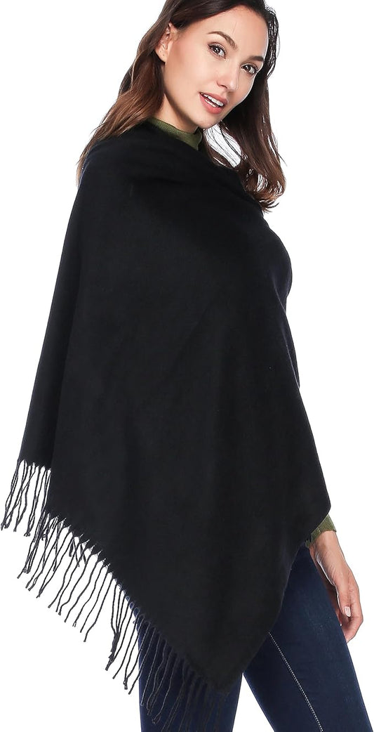 HOYAYO Extra Large Thick Pashmina Shawl Wraps - Wool Soft Winter Warm Scarves Travel Blanket for Women