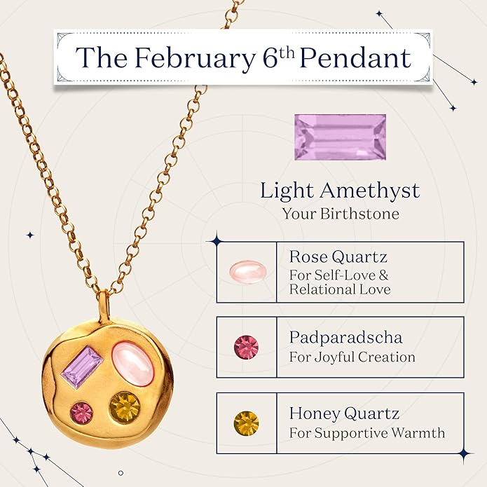 Birthdate 14k Gold Necklace for Women - 16-20in Adjustable 14 Karat Gold Chain with Lobster Clasp - Cadenas de Oro 14k Puro Para Mujer, Ladies Jewelry Birthstone
