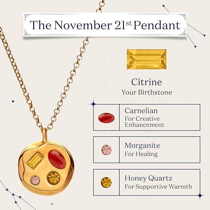 Birthdate 14k Gold Necklace for Women - 16-20in Adjustable 14 Karat Gold Chain with Lobster Clasp - Cadenas de Oro 14k Puro Para Mujer, Ladies Jewelry Birthstone