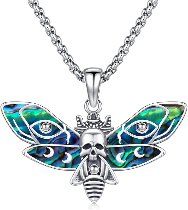KoyeKei Sterling Silver Halloween Necklace Gothic Jewelry Gifts for Women Men