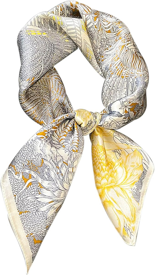 Hioyiwse Satin Bandanas Head Scarf For Women Hair Scarves Accessories Lightweight Fashion Wrap Neck Silk Sleeping Headscarf