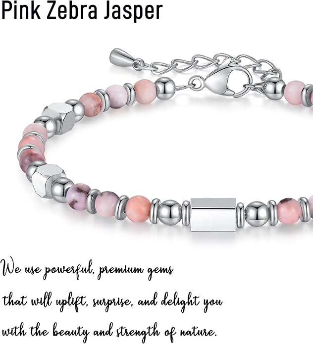 Tiny Gemstone Beaded Bracelets for Women Teen Girls, You are Awesome Jewelry Gifts for Women, Friends, Sister, Mom, Daughter...