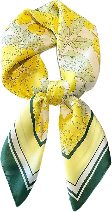 Hioyiwse Satin Bandanas Head Scarf For Women Hair Scarves Accessories Lightweight Fashion Wrap Neck Silk Sleeping Headscarf