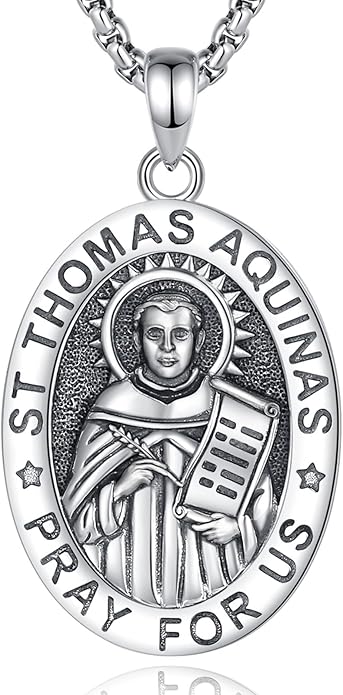 EUDORA 925 Sterling Silver St Christopher/St Benedict/St Michael/Virgin Mary/San Judas Tadeo/Good Shepherd Cross/Archangel Necklace Medal Pendant Protection Religious Amulet Jewelry For Men Women