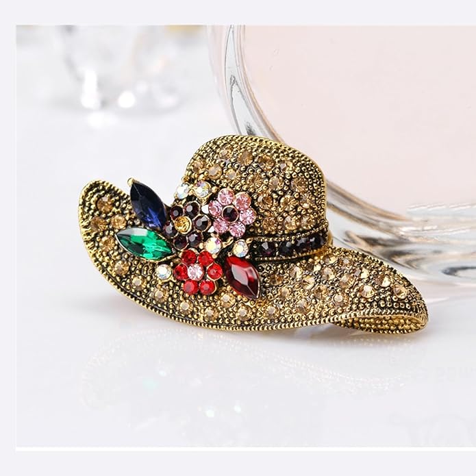 la luen Brooch Pins For Women Fashion Elegant Brooches Lapel Badges Coat Sweater Scarves Shawl Dress Accessory Wedding Party Prom Jewelry