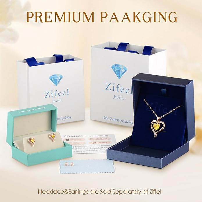 Earrings for Women, S925 Sterling Silver Rose Gold Birthstone Heart Studs Earring for Girlfriend Wife, Anniversary Birthday Christmas Valentines Mothers Day Gifts Jewelry for Women Wife Her Mom