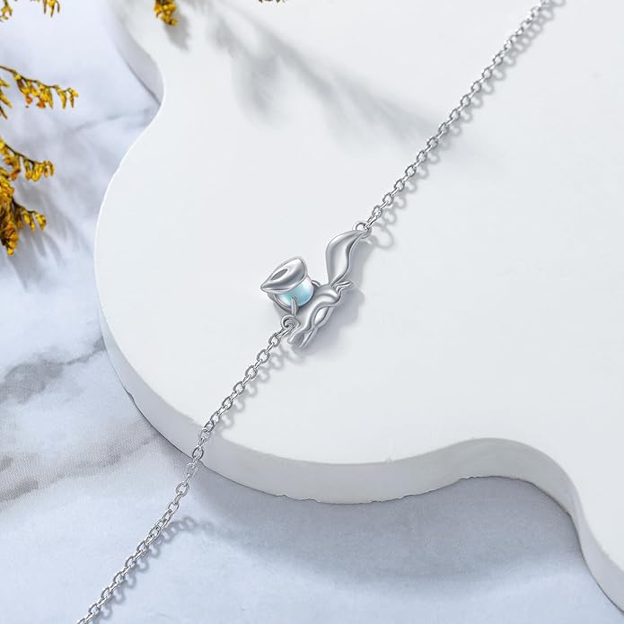 Animal Bracelet for Women 925 Sterling Silver Cat/Dolphin/Turtle/Horse Bracelet Jewelry Gifts