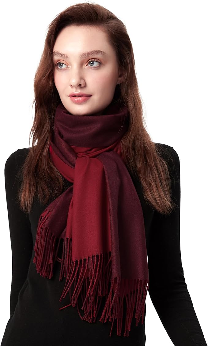 maamgic Women's Winter Scarf Soft Warm Scarf for Women Cozy Shawl Wraps for Women Lightweight Pashmina Style Wrap